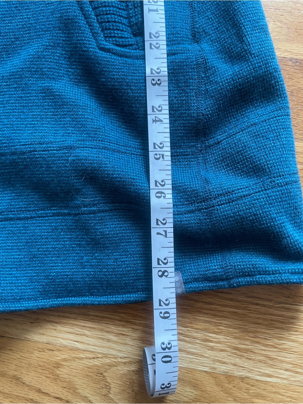 Title Nine Teal Wool Blend Shacket - Picture 5 of 10